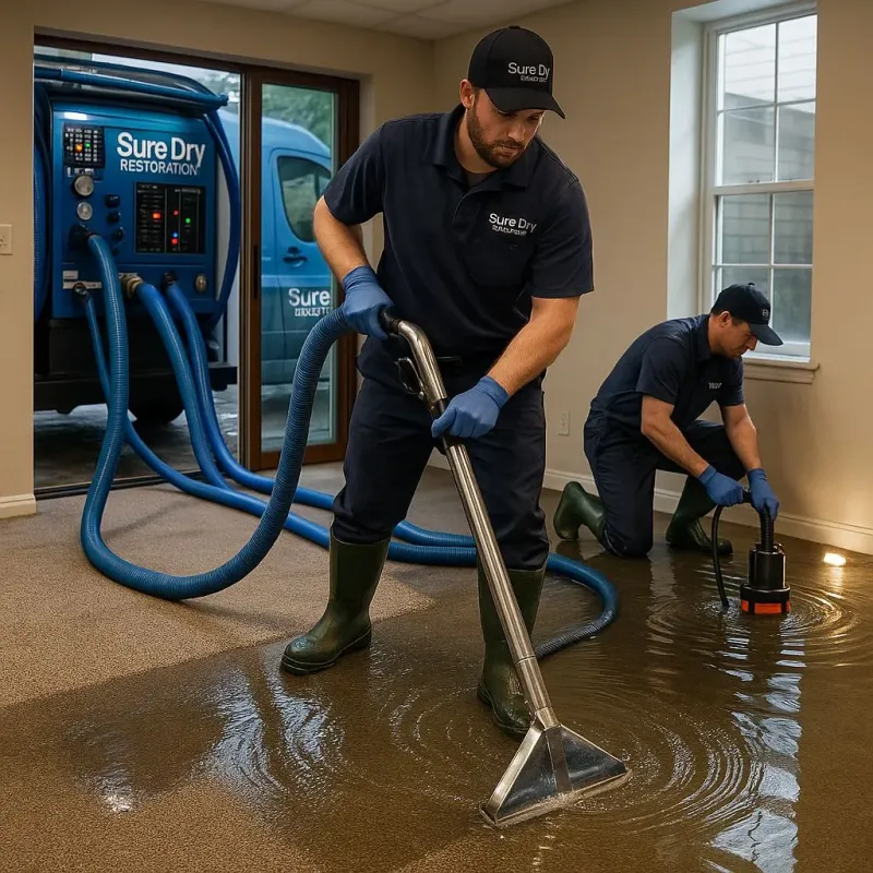 Water Extraction and Removal process in South Miami, FL